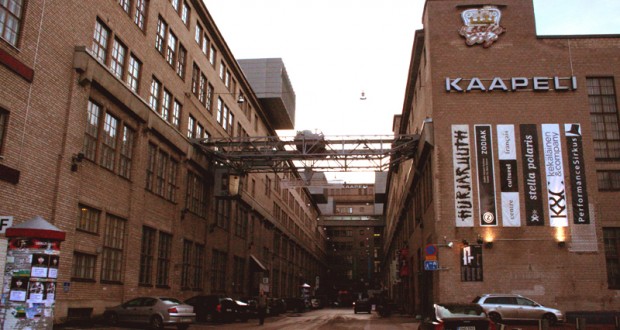 Cable Factory main entrance at the Glass Courtyard
